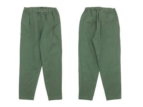 maillot mature drawstring tuck pants OLIVE