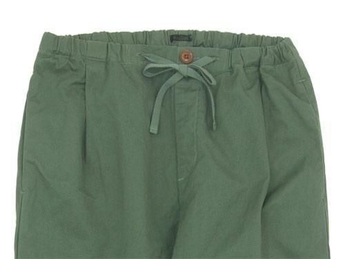 maillot mature drawstring tuck pants OLIVE