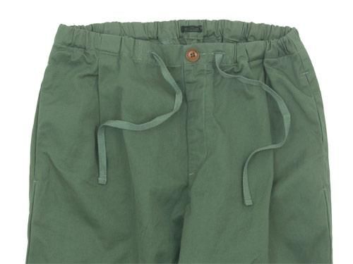 maillot mature drawstring tuck pants OLIVE