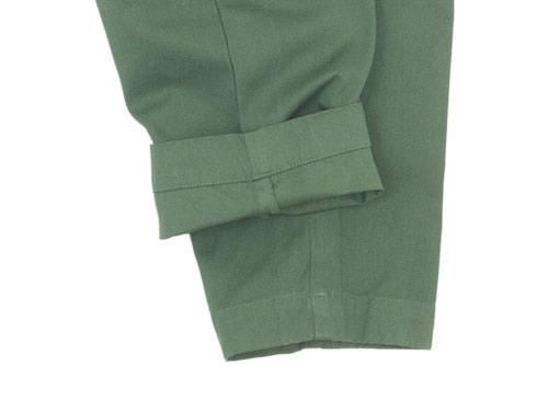 maillot mature drawstring tuck pants OLIVE