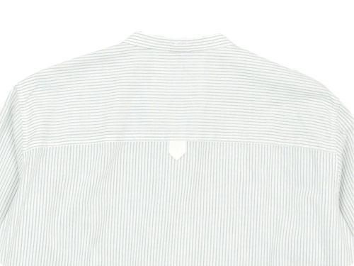 MHL. GRAPHIC COTTON STRIPE P/O SHIRTS 011WHITE ̥ǥ