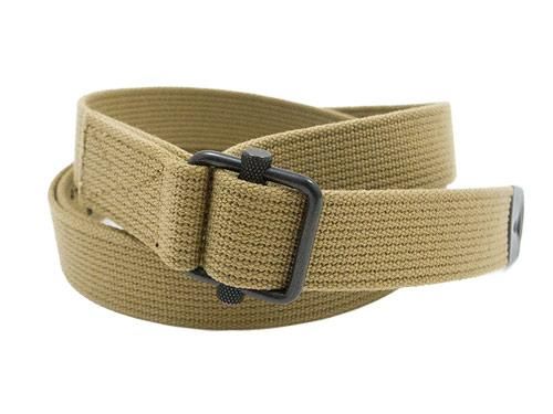 MHL. NARROW MILITARY BELT 043KHAKI