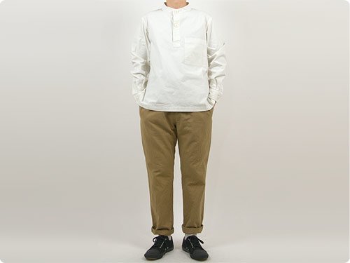 Mhl Dry Cotton Shirting P O Shirts 032off White メンズ Mhl