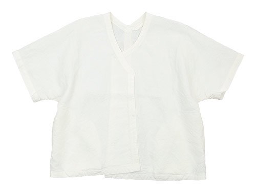 Atelier d'antan Girʥ Half Sleeve Jacket WHITE