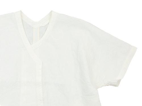 Atelier d'antan Girʥ Half Sleeve Jacket WHITE