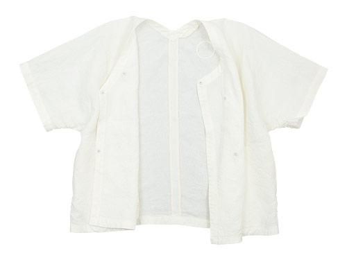Atelier d'antan Girʥ Half Sleeve Jacket WHITE