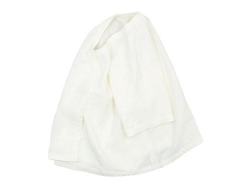 Atelier d'antan Girʥ Half Sleeve Jacket WHITE