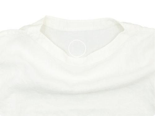 Atelier d'antan Tautʥȡ Half Sleeve Pullover WHITE