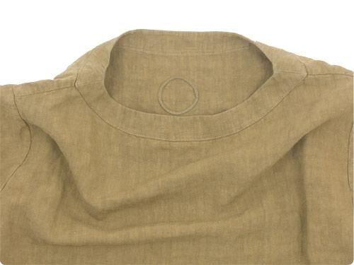 Atelier d'antan Tautʥȡ Half Sleeve Pullover BEIGE