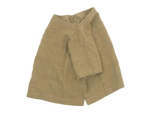 Atelier d'antan Tautʥȡ Half Sleeve Pullover BEIGE