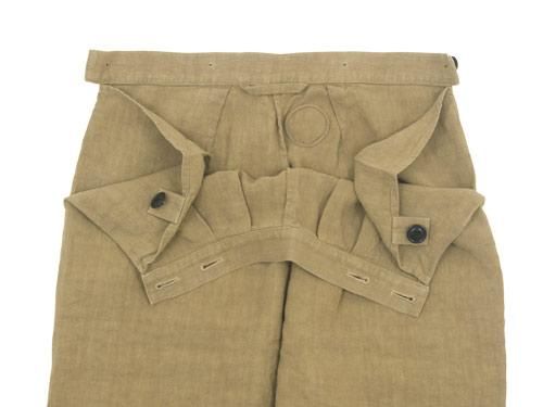 Atelier d'antan Dermitʥǥߥåȡ Suspenders Tuck Pants BEIGE