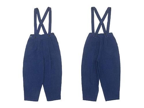 Atelier d'antan Dermitʥǥߥåȡ Suspenders Tuck Pants NAVY