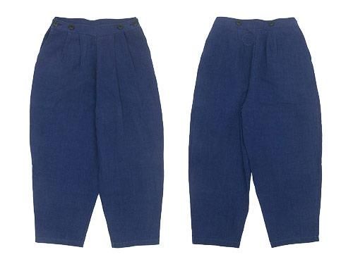 Atelier d'antan Dermitʥǥߥåȡ Suspenders Tuck Pants NAVY