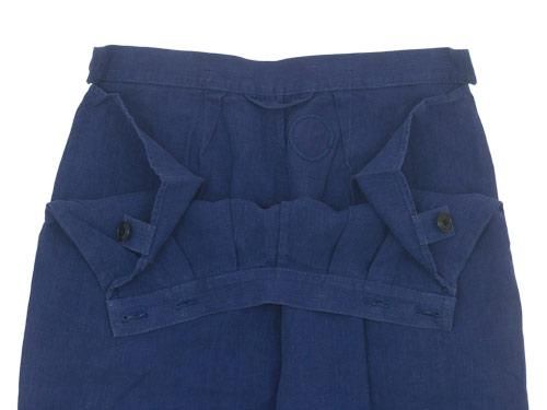 Atelier d'antan Dermitʥǥߥåȡ Suspenders Tuck Pants NAVY