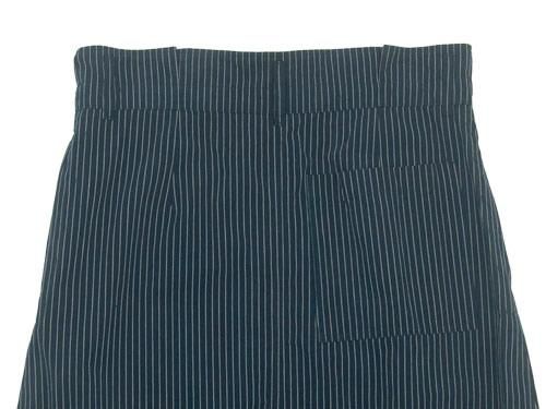 MHL. COTTON LINEN STRIPE TUCK SKIRT 121NAVY ̥ǥ