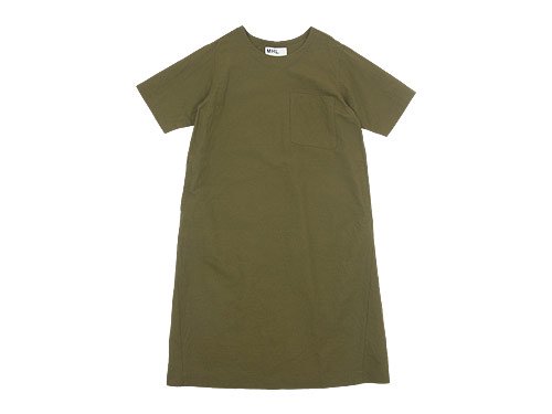 MHL. PLAIN COTTON LINEN PULLOVER DRESS 180OLIVE ̥ǥ