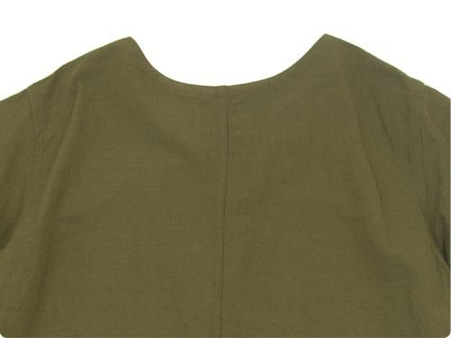 MHL. PLAIN COTTON LINEN PULLOVER DRESS 180OLIVE ̥ǥ