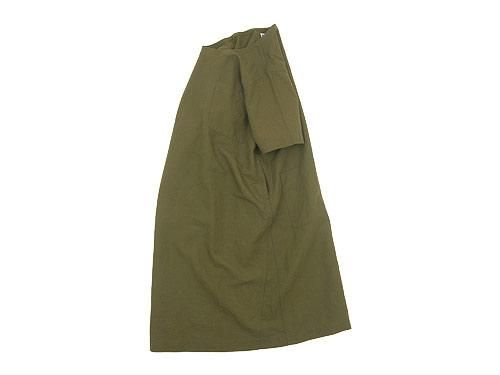 MHL. PLAIN COTTON LINEN PULLOVER DRESS 180OLIVE ̥ǥ