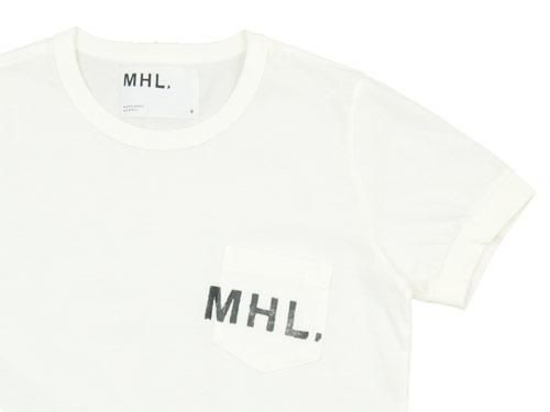MHL. PRINTED JERSEY LOGO T 030WHITE ̥ǥ