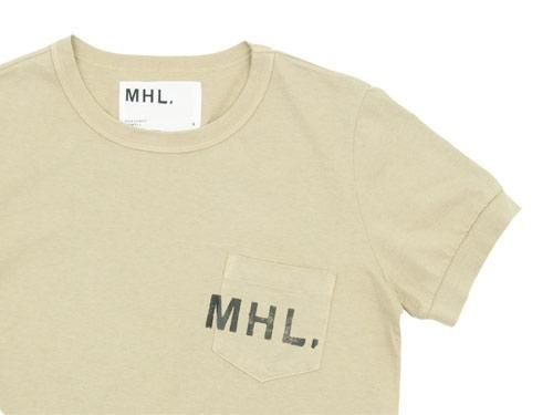 MHL. PRINTED JERSEY LOGO T 040BEIGE ̥ǥ