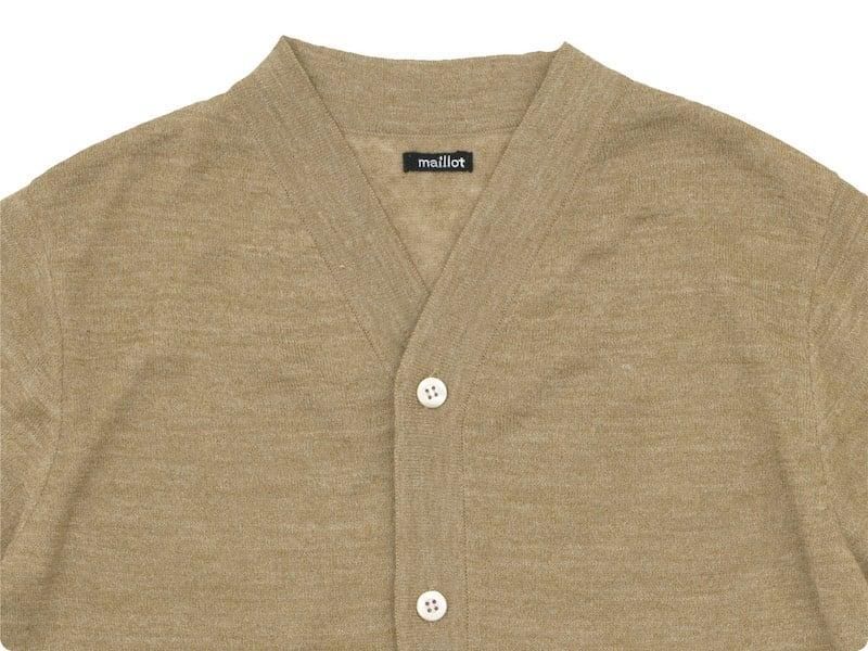 maillot mature linen summer cardigan BEIGE
