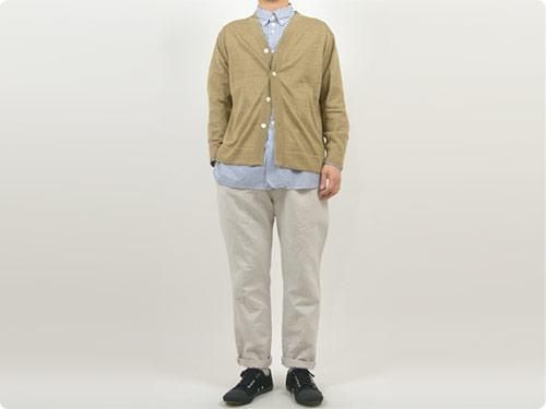 maillot mature linen summer cardigan BEIGE