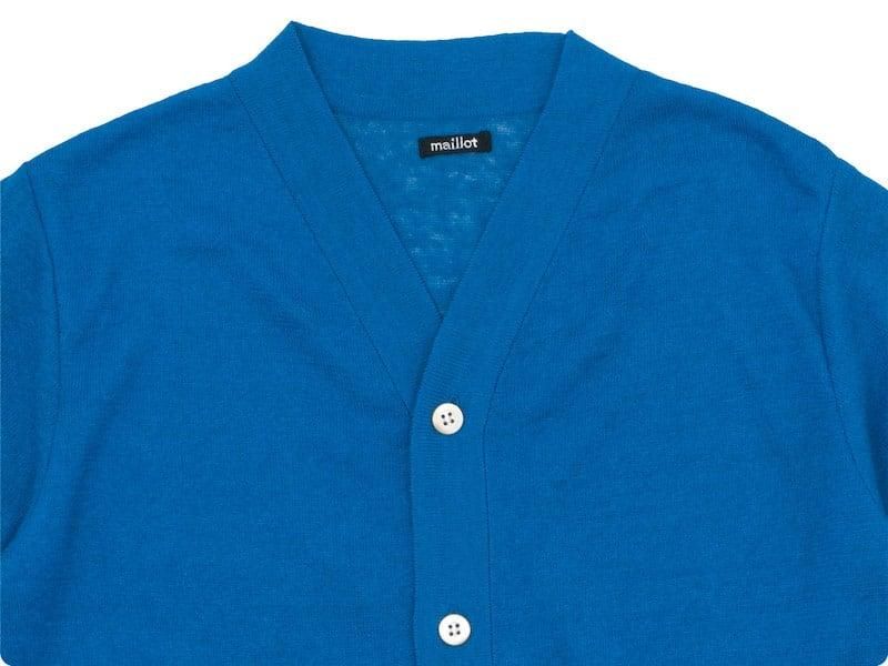 maillot mature summer cardigan BLUE