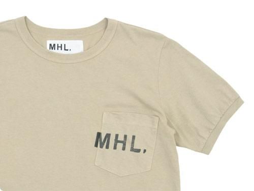 MHL. PRINTED JERSEY LOGO T 040BEIGE̥󥺡