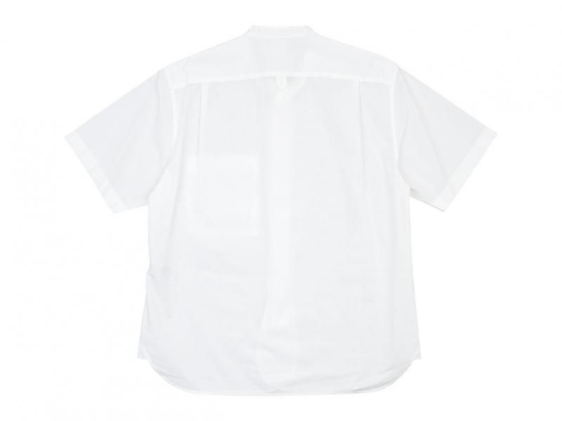MHL. COTTON RAMIE POPLIN S/S SHIRTS 030WHITE ̥󥺡