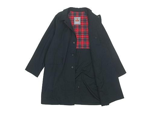 MARGARET HOWELL BARACUTA LIGHT COTTON POPLIN SOUTIEN COLLAR COAT 010BLACK ̥󥺡