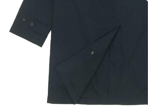 MARGARET HOWELL BARACUTA LIGHT COTTON POPLIN SOUTIEN COLLAR COAT 010BLACK ̥󥺡