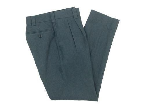 MARGARET HOWELL LINEN PLAIN WEAVE TROUSERS 020GRAY ̥󥺡