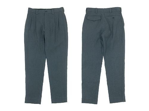 MARGARET HOWELL LINEN PLAIN WEAVE TROUSERS 020GRAY ̥󥺡
