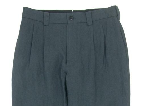 MARGARET HOWELL LINEN PLAIN WEAVE TROUSERS 020GRAY ̥󥺡