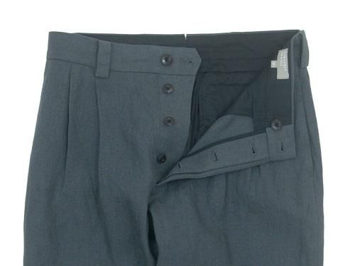 MARGARET HOWELL LINEN PLAIN WEAVE TROUSERS 020GRAY ̥󥺡