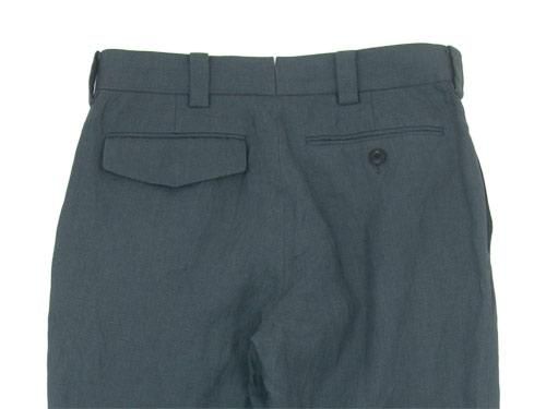 MARGARET HOWELL LINEN PLAIN WEAVE TROUSERS 020GRAY ̥󥺡