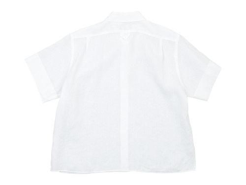 MARGARET HOWELL SHIRTING LINEN I S/S SHIRTS 030WHITE̥ǥ
