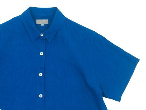 MARGARET HOWELL SHIRTING LINEN I S/S SHIRTS 110COBALT̥ǥ