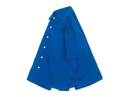 MARGARET HOWELL SHIRTING LINEN I S/S SHIRTS 110COBALT̥ǥ