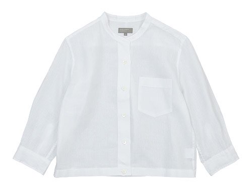 MARGARET HOWELL SHIRTING LINEN I NO COLLAR SHIRTS 030WHITE̥ǥ