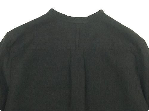 MARGARET HOWELL SHIRTING LINEN I NO COLLAR SHIRTS 052CAROB̥ǥ
