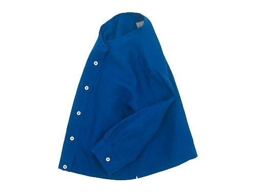MARGARET HOWELL SHIRTING LINEN I NO COLLAR SHIRTS 110COBALT̥ǥ