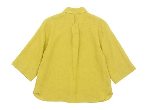 MARGARET HOWELL LINEN VOILE THREE BUTTON PULL ON SHIRTS 060CITRUS̥ǥ