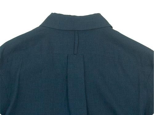 MARGARET HOWELL LINEN VOILE THREE BUTTON PULL ON SHIRTS 120DARK NAVY̥ǥ