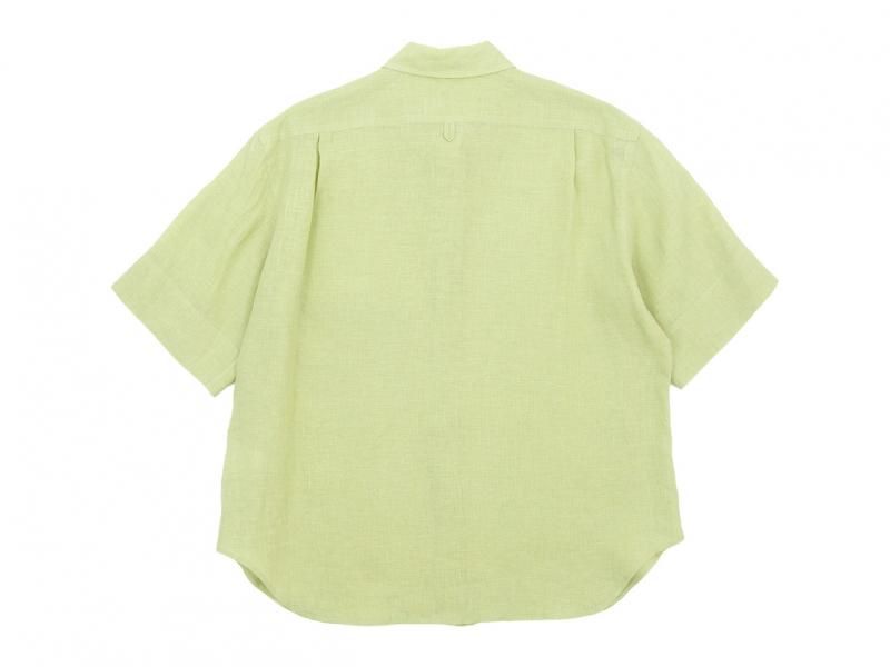 MARGARET HOWELL FINE LINEN S/S SHIRTS 142GREEN̥ǥ