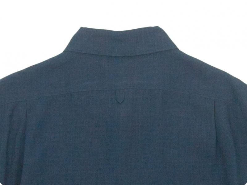MARGARET HOWELL FINE LINEN S/S SHIRTS 027DARK GRAY̥ǥ