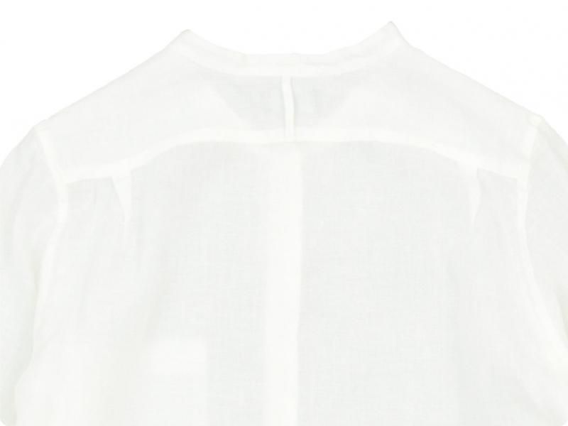 MARGARET HOWELL FINE LINEN NO COLLAR SHIRTS 030WHITE̥ǥ