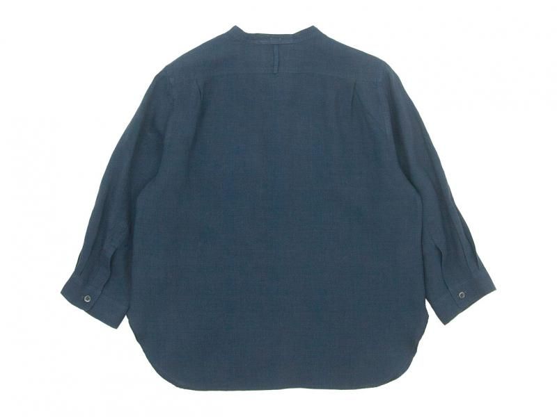 MARGARET HOWELL FINE LINEN NO COLLAR SHIRTS 027DARK GRAY̥ǥ