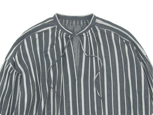 ordinary fits FLORIST BLOUSE STRIPE BLACK