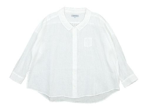 ordinary fits BARBER SHIRT OFF WHITE